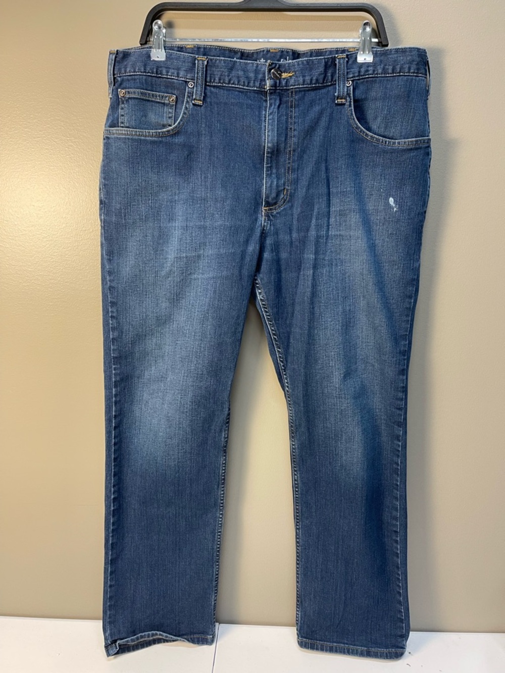 Carhartt Men's Relaxed Fit Jeans in Classic Blue Denim